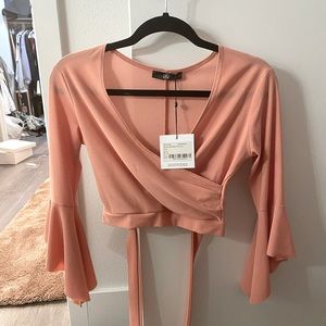 NWT Missguided wrap crop top  Uk6/US2